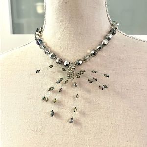 Beautiful single piece necklace.  Swarovski stems